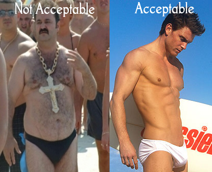 Funny Pictures  People on When You Have A Good Body It S Very Ok To Wear Speedoes  They Are Just